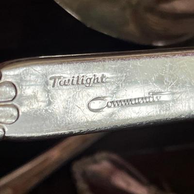 Silver plate flatware