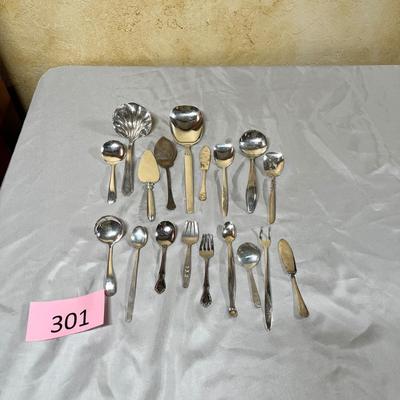 Silver plate flatware