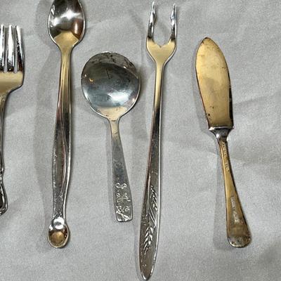 Silver plate flatware