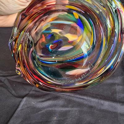 David Goldhagen Signed Glass Art (G-JS)