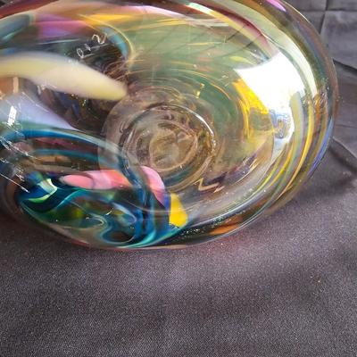 David Goldhagen Signed Glass Art (G-JS)