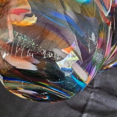 David Goldhagen Signed Glass Art (G-JS)