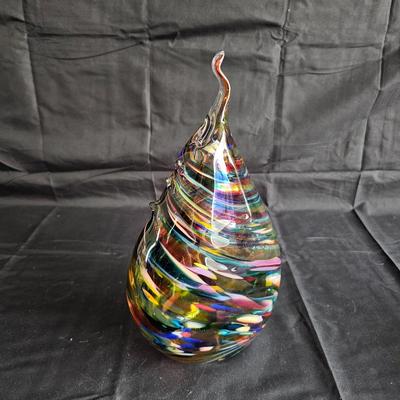 David Goldhagen Signed Glass Art (G-JS)