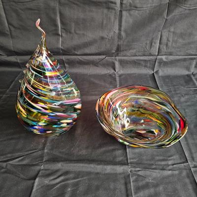 David Goldhagen Signed Glass Art (G-JS)