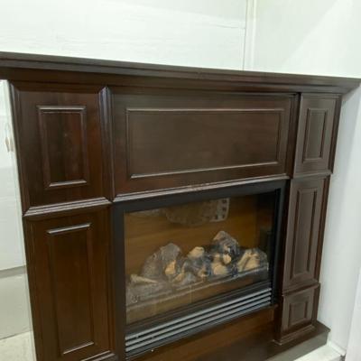Damaged but Usable Electric Fireplace Display