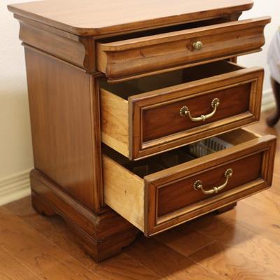 Three Drawer Side Table