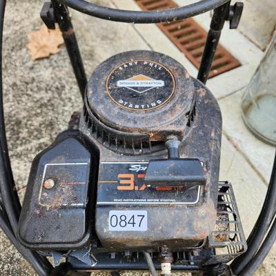 Power Washer 3.75 HP Briggs 7 Stratton Untested has Compression