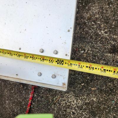 Heavy Duty Aluminum Dog Crate Wheel Cart 37"x25" Utility Cart