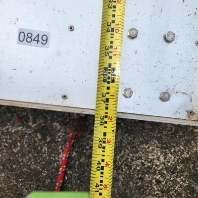 Heavy Duty Aluminum Dog Crate Wheel Cart 37"x25" Utility Cart