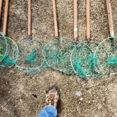 9 Fish Crab Nets