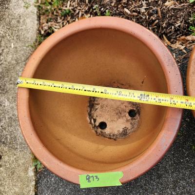 2 large Planters 14"x13"