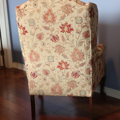 Floral Wingback Chair - Excellent Condition!