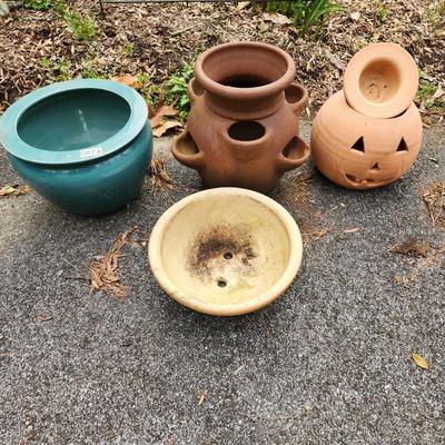 Lot of 4 Planters