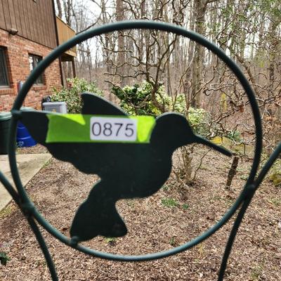 Black Hummingbird Garden Trellis Plant Fence 30" x60"H