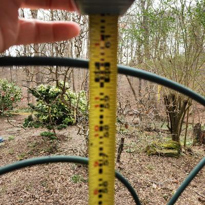 Black Hummingbird Garden Trellis Plant Fence 30" x60"H