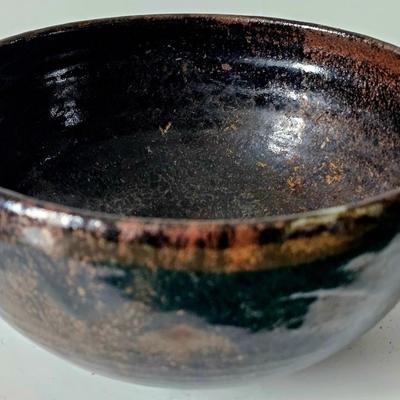 Japanese Brown Pottery Bowl