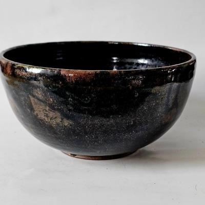 Japanese Brown Pottery Bowl