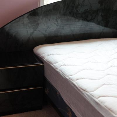 Vintage Italian Bed Frame W/ Two Nightstands (See Description)