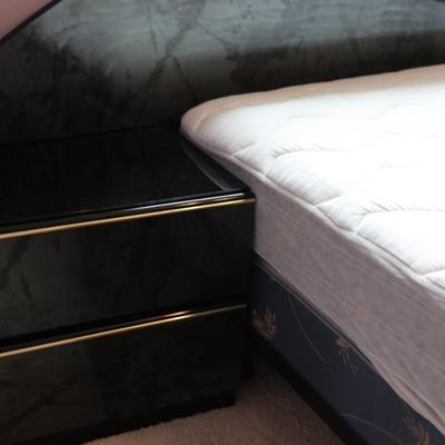 Vintage Italian Bed Frame W/ Two Nightstands (See Description)