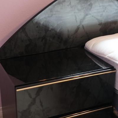 Vintage Italian Bed Frame W/ Two Nightstands (See Description)