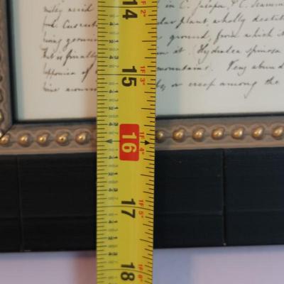 Vintage Framed Floral Prints (2)