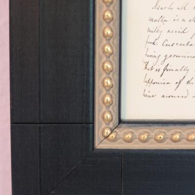 Vintage Framed Floral Prints (2)