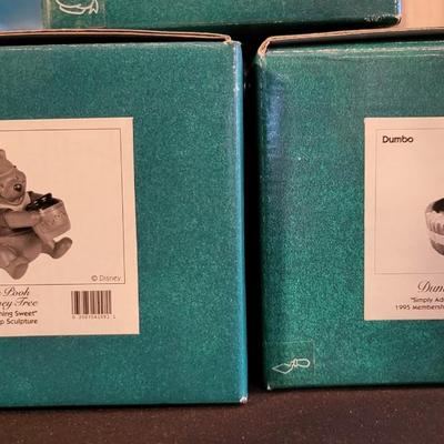 LOT 28 - 6 WALT DISNEY CLASSIC COLLECTION PORCELAIN FIGURINES