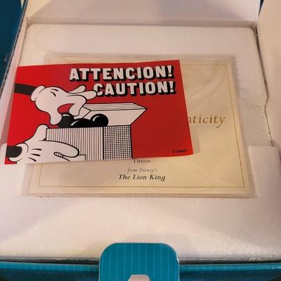 LOT 29 - 6 WALT DISNEY CLASSIC COLLECTION PORCELAIN FIGURINES