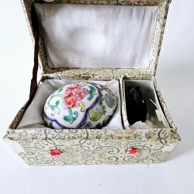 Decorative CloisonnÃ© Egg In Box Chinese