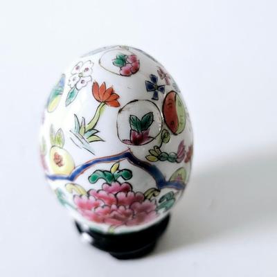 Decorative CloisonnÃ© Egg In Box Chinese