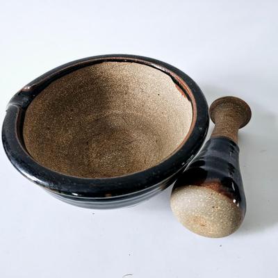 Mortar and Pestel Heavy Ceramic Set
