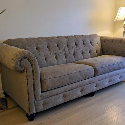Ashley Furniture Chesterfield Couch Like New