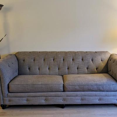 Ashley Furniture Chesterfield Couch Like New