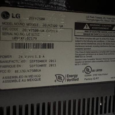 LG 26â€ TV