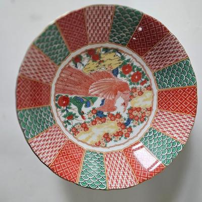 Set Of Eight Imari Arita Plates