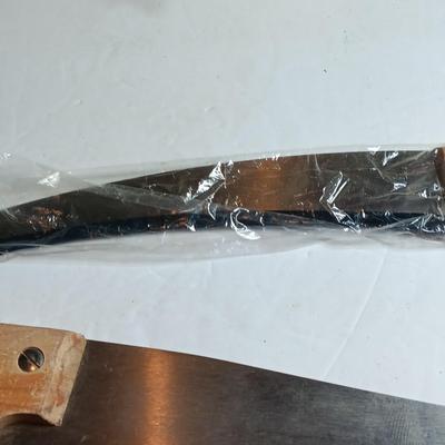 Disston 8 points Handsaw and small trim hand saw