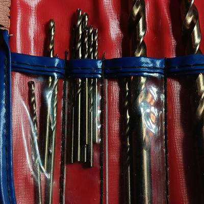 Assortment of Drill bits - Hanson Tap and drill NEW bits and over a dozen others.