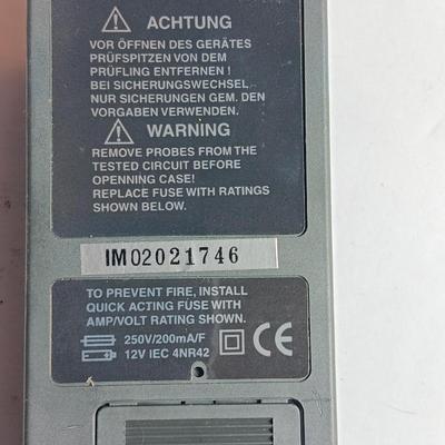Greenlee Test Instrument Volt meter with case and a precision screwdriver set