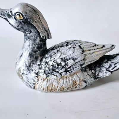 Vintage Silver Duck Decoys