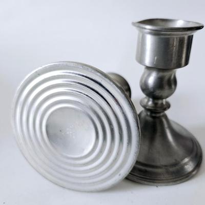 Pewter Candle Sticks