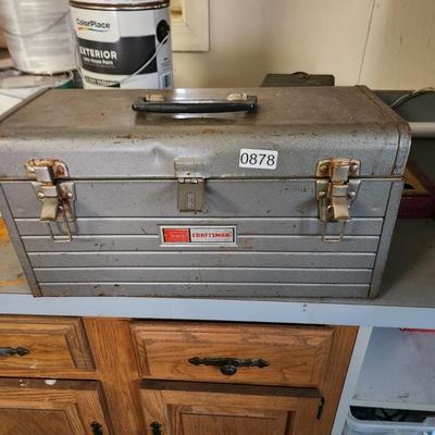 Vintage Craftsman Tool Box with Contents