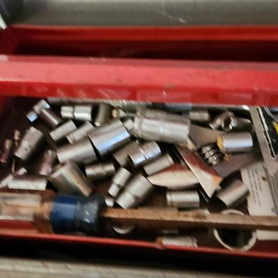 Vintage Craftsman Tool Box with Contents