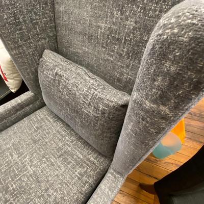 Set of Two Gray Chairs Lot