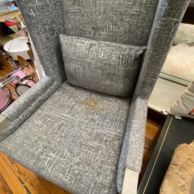 Set of Two Gray Chairs Lot