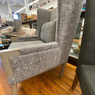 Set of Two Gray Chairs Lot