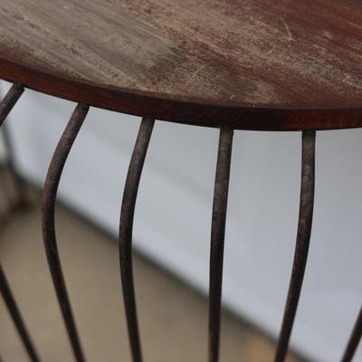 Wood & Metal Console Table