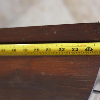 Wood & Metal Console Table