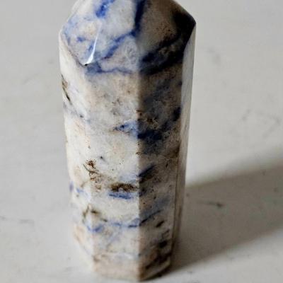 Set of Obelisks Quartz and Lapis three different sizes