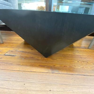 Modern Black Geometric Coffee