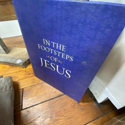 Nativity, Cross, and Book Lot
